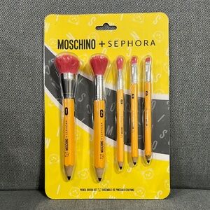 Moschino + Sephora pencil brush set